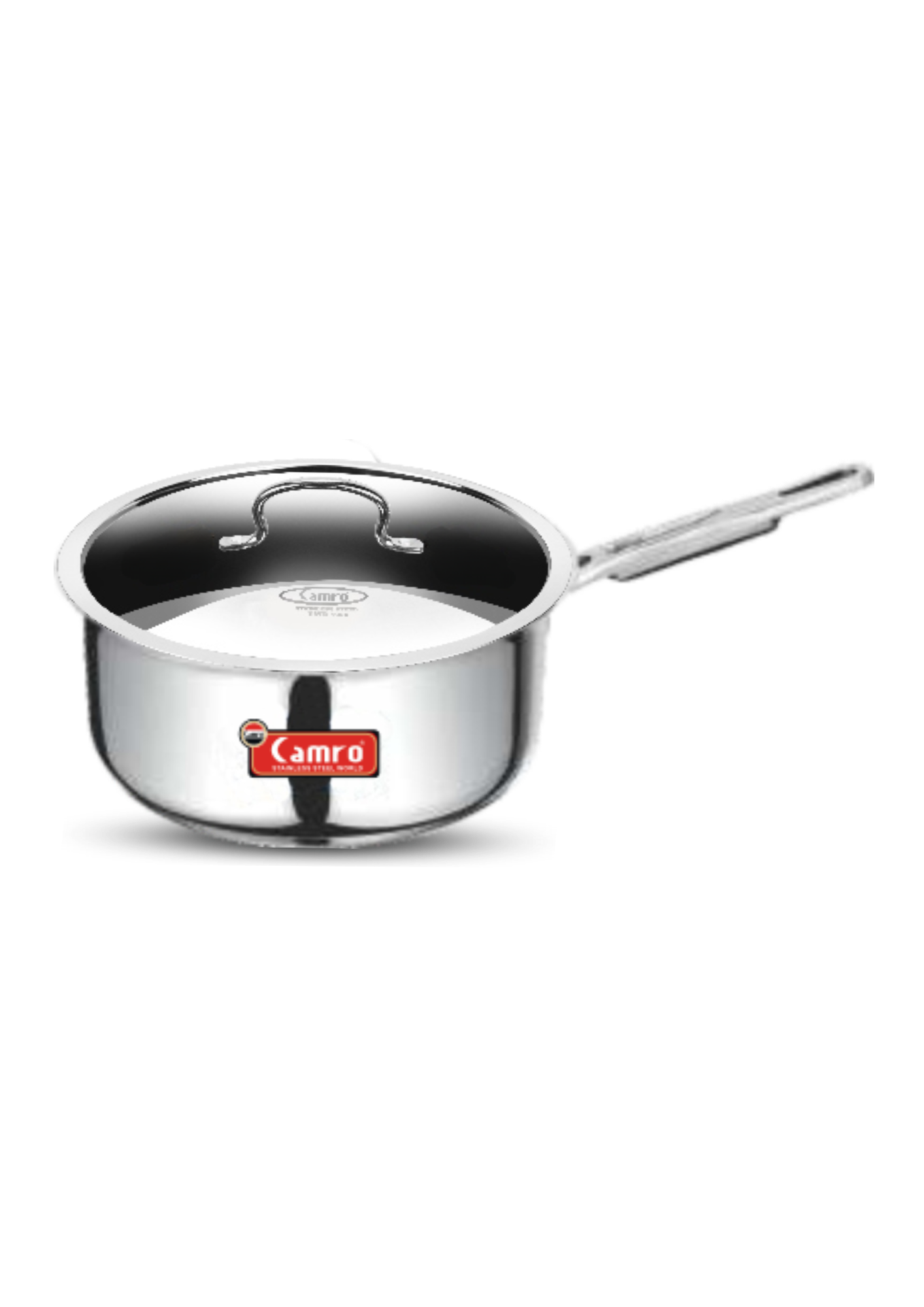 Triply Stainless Steel Sauce Pan Casting Handle | ISI Certified | 5 Years Warranty