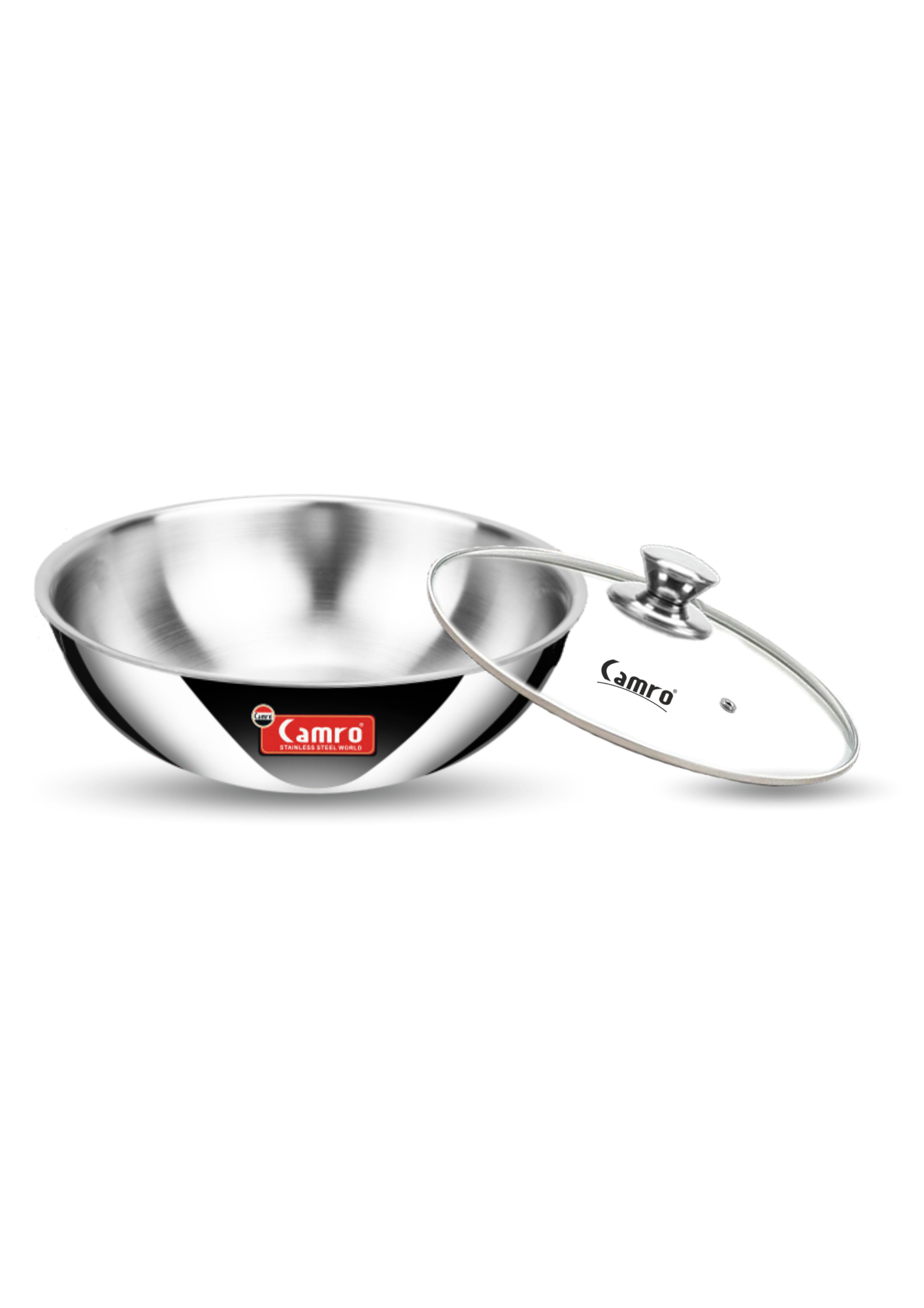 Camro Triply Stainless Steel Tasla - Induction Friendly, Premium Quality (6 Years Warranty)