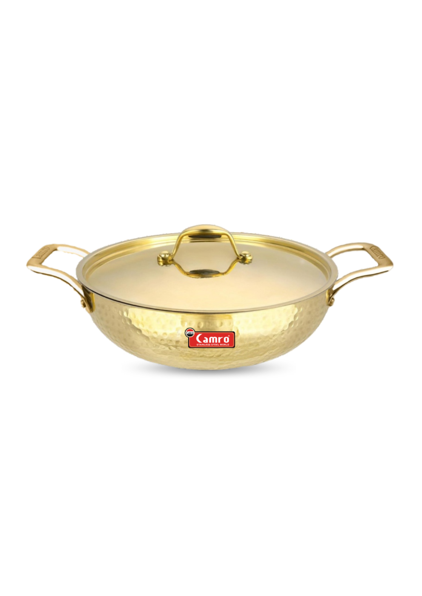 Pure Brass Kadai With Lid