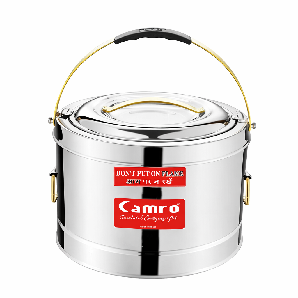 Camro Stainless Steel Insulated HotPot | Premium Quality | Food Grade Steel
