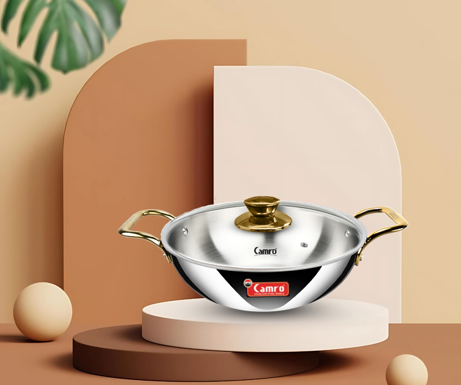 The King Of The Kitchen Premium Brass Cookware